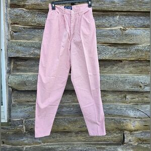 Vintage Pink Women's Trousers With Pleats!